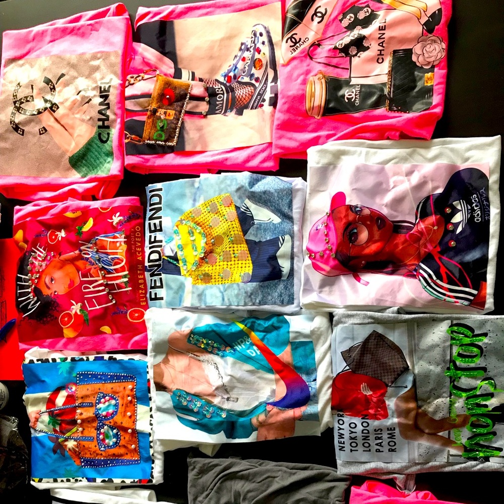 Women designs T Shirts in all colors